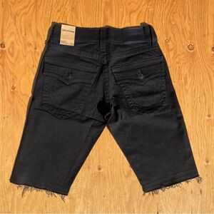 True Religion Black Denim with Flag Detail